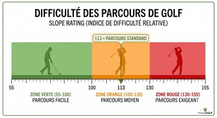 Calcul index golf WHS - handicap de jeu - zones à pénalité - PrepaGOLF